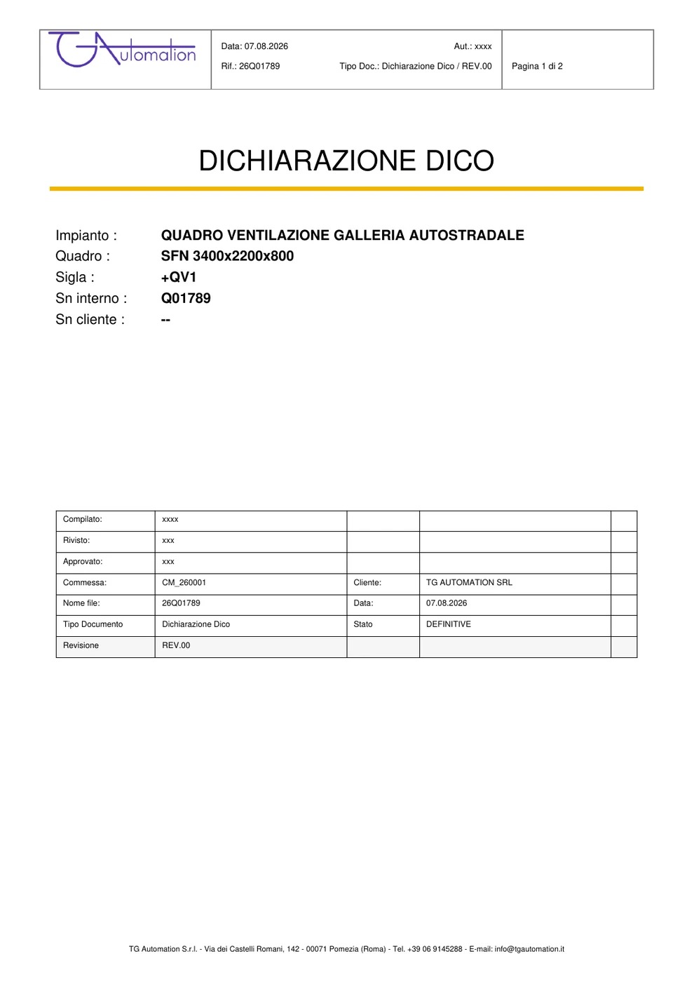 Dichiarazione